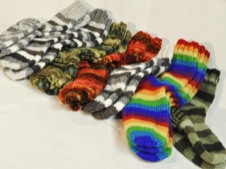 W 044 Knitted Wool Socks